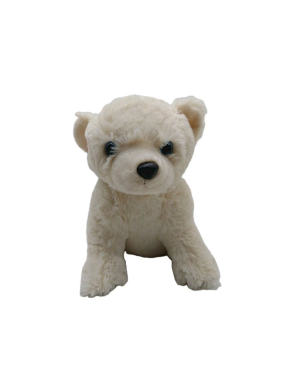 Fahlo Plush Polar Bear Stuffed Animal Blue Eyes Soft Toy White Collectible